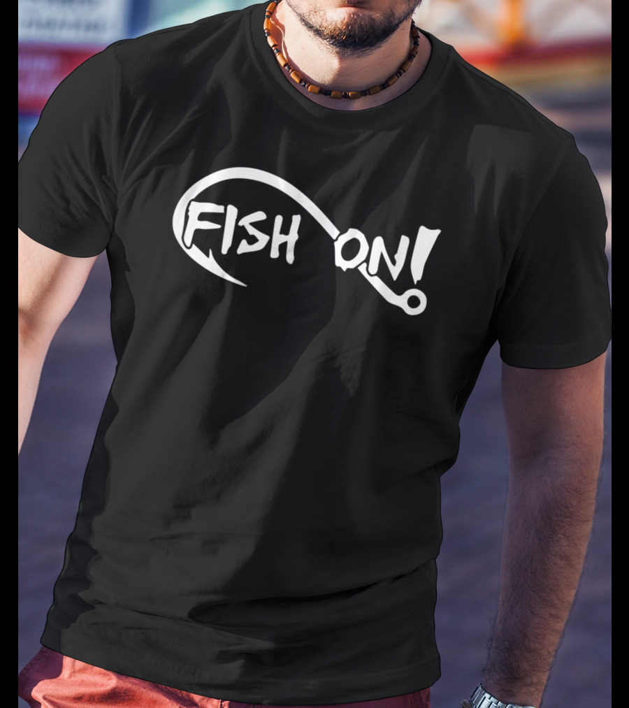 Fish On Fishing Lovers Hook T-Shirt