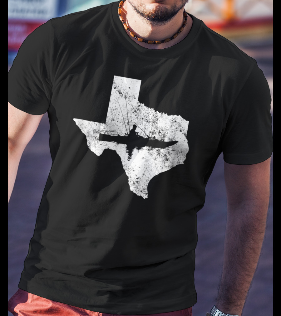 Kayak Fishing In Texas State T-Shirt
