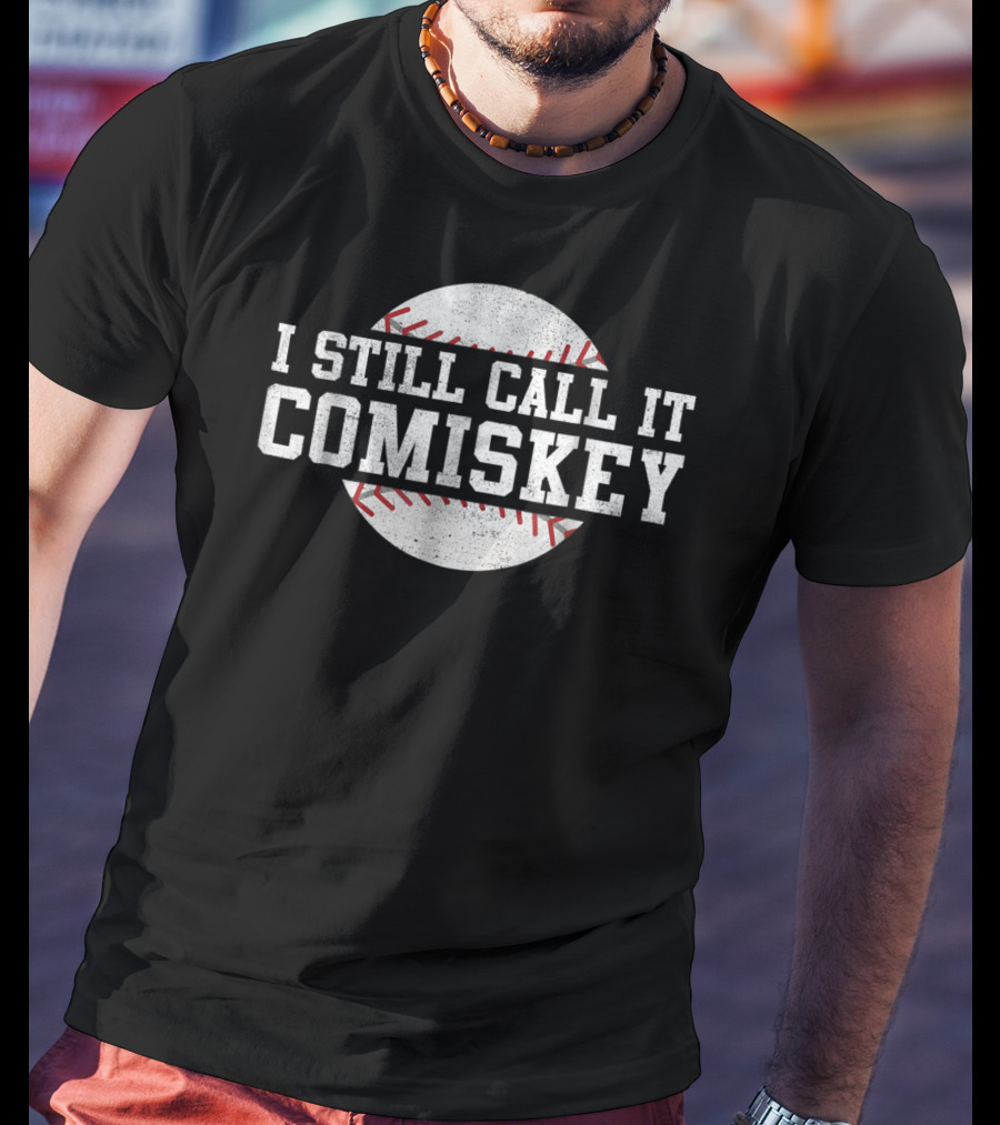 I Still Call It Comiskey Baseball Nostalgia Classic Stadium Humor T-Shirt