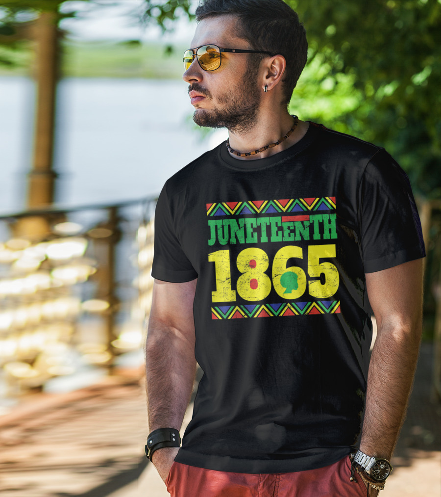 Juneteenth 1865 African Colors T-Shirt