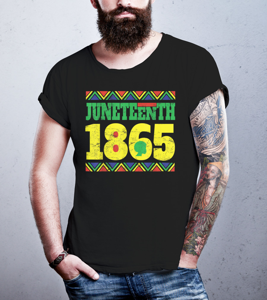 Juneteenth 1865 African Colors T-Shirt