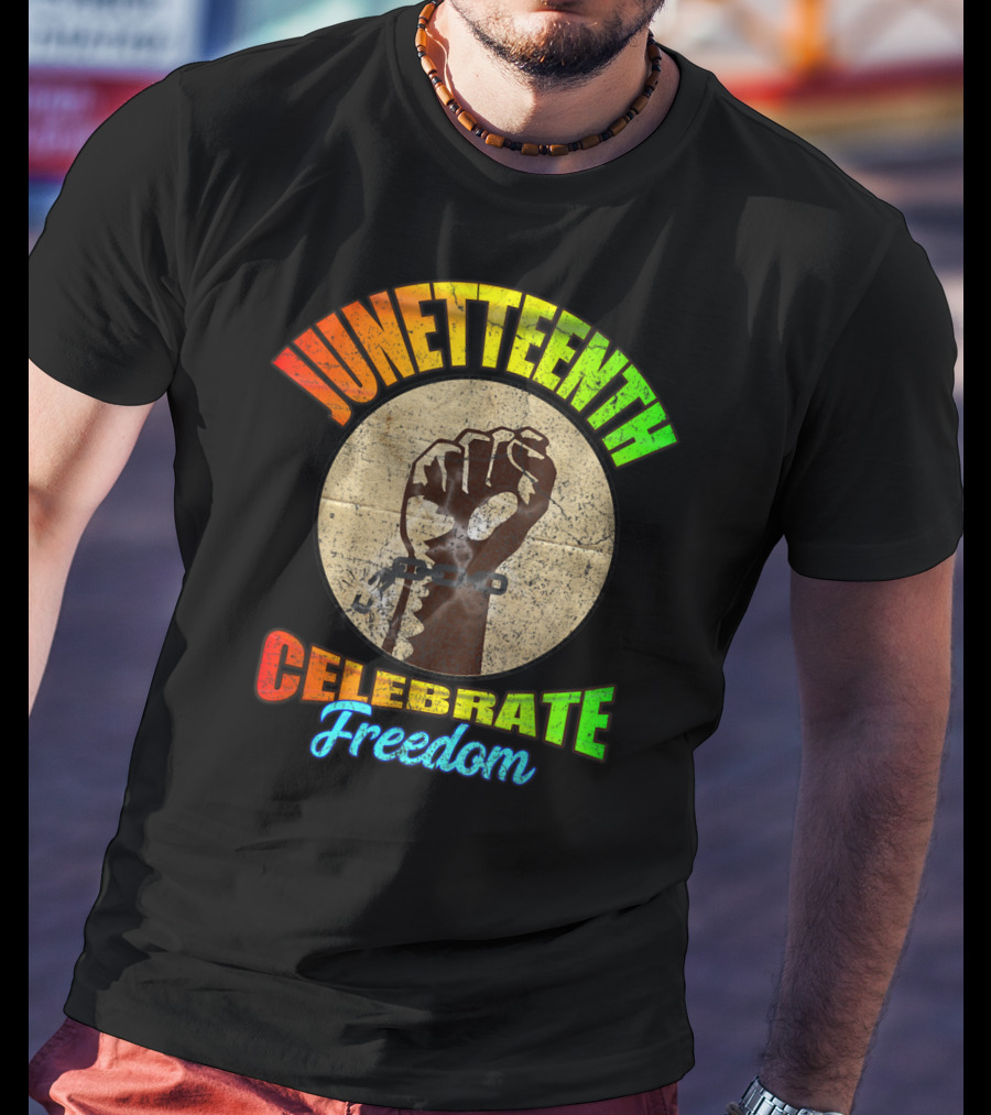 Juneteenth Celebrate Freedom End Of Slavery Abolished American T-Shirt