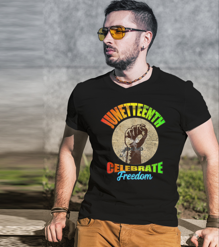 Juneteenth Celebrate Freedom End Of Slavery Abolished American T-Shirt