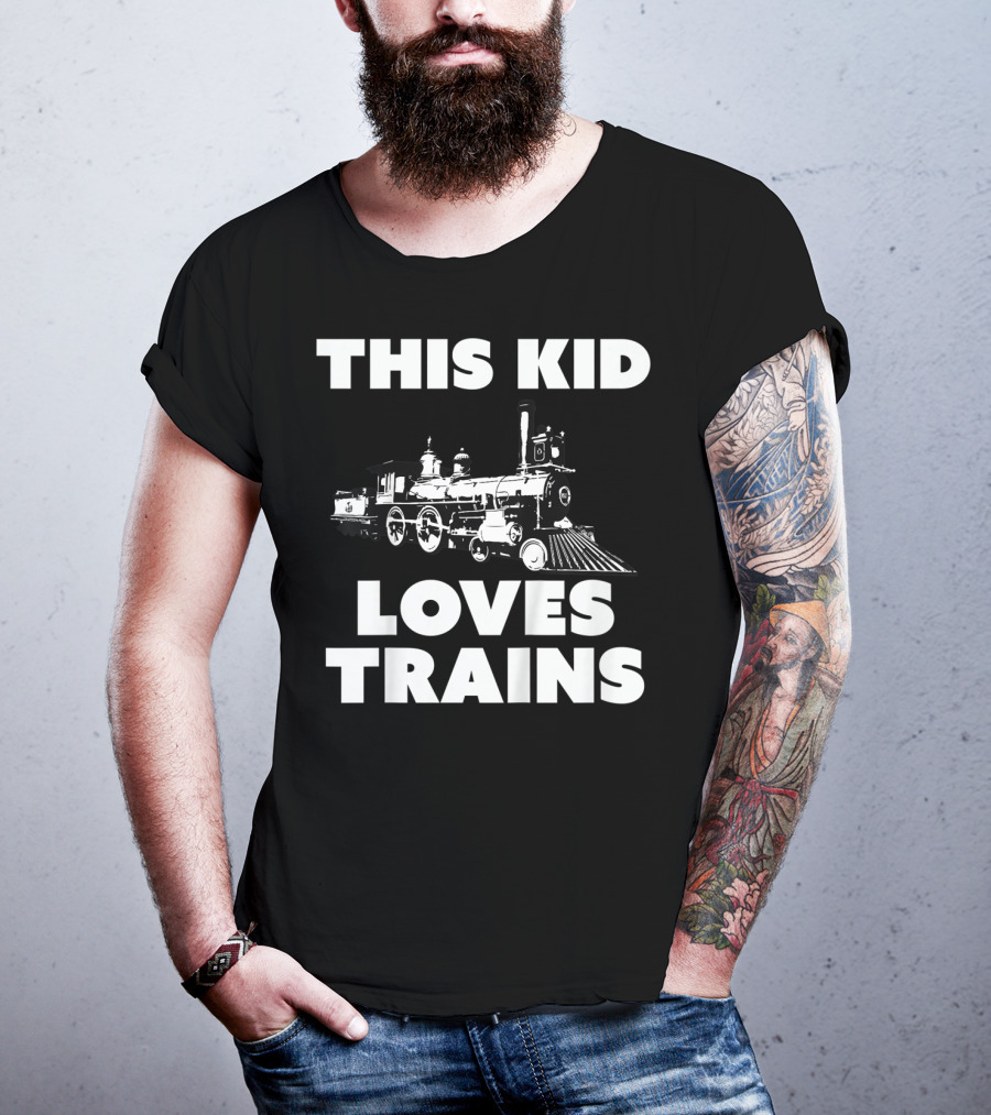 This Kid Loves Trains T-Shirt