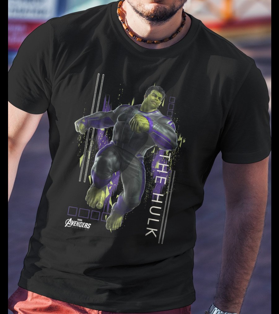 Marvel Avengers The Hulk Action Pose Endgame T-Shirt
