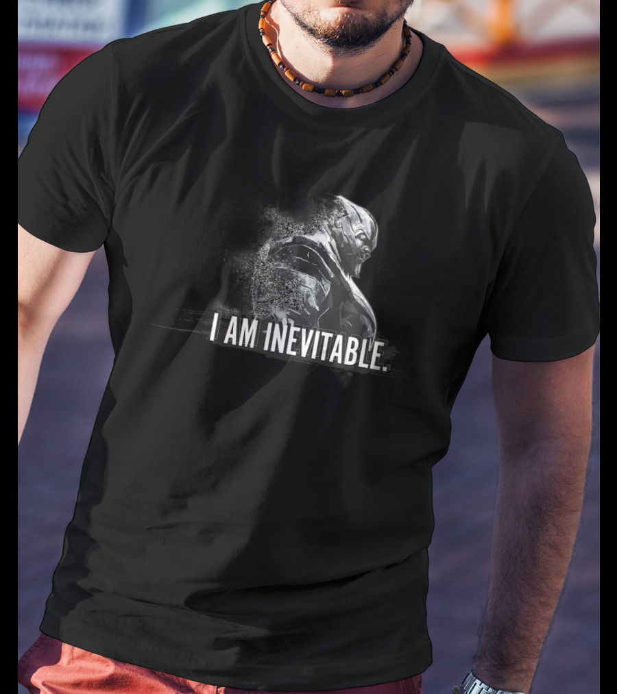 Marvel Avengers Endgame Thanos I Am Inevitable T-Shirt