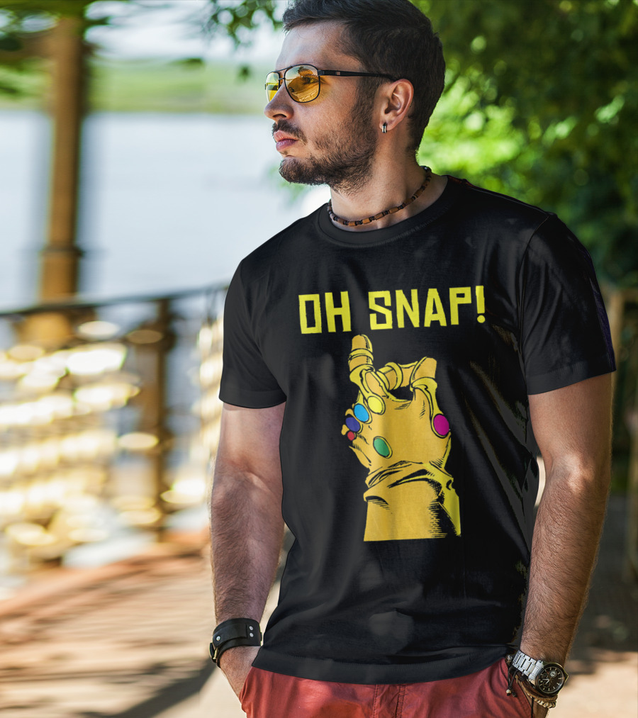 Marvel Oh Snap Infinity Gauntlet Thanos T-Shirt
