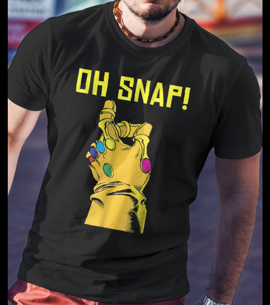 Marvel Oh Snap Infinity Gauntlet Thanos T-Shirt