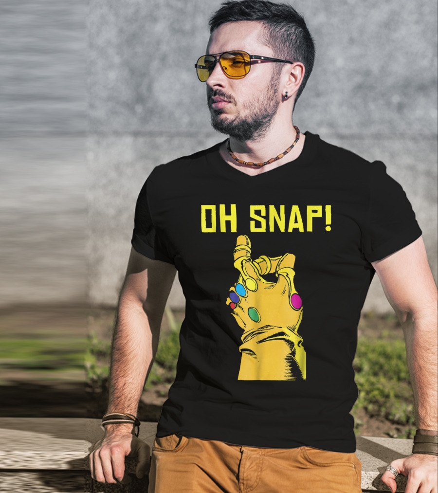 Marvel Oh Snap Infinity Gauntlet Thanos T-Shirt