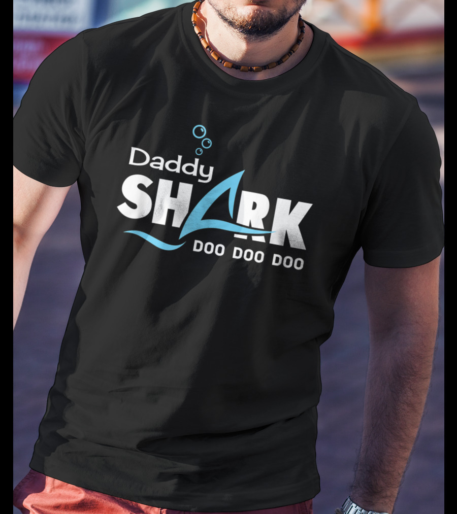 Daddy Shark Doo Doo Doo Mens T-Shirt