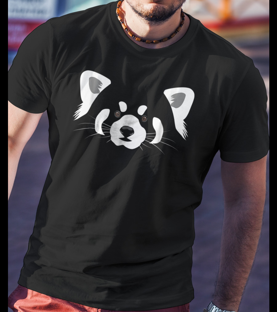 Red Panda Face T-Shirt