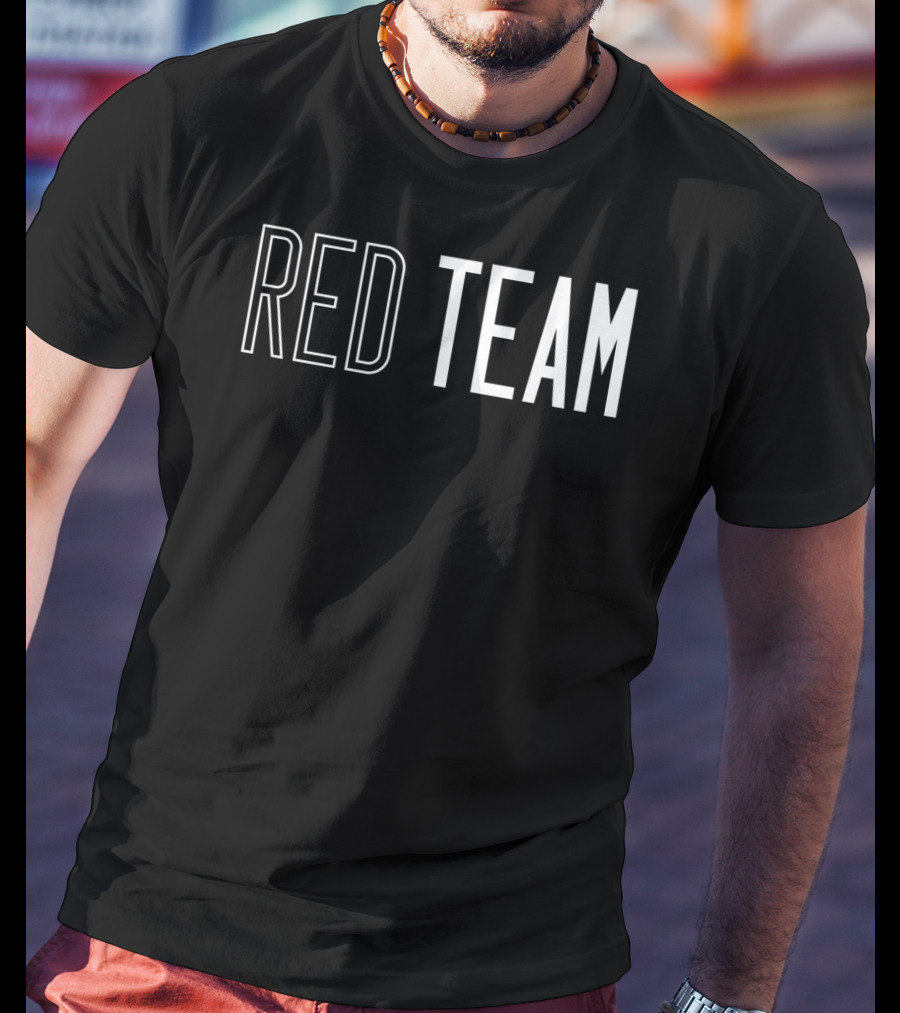 Red Team Competition Sports Games Event Team Spirit T-Shirt