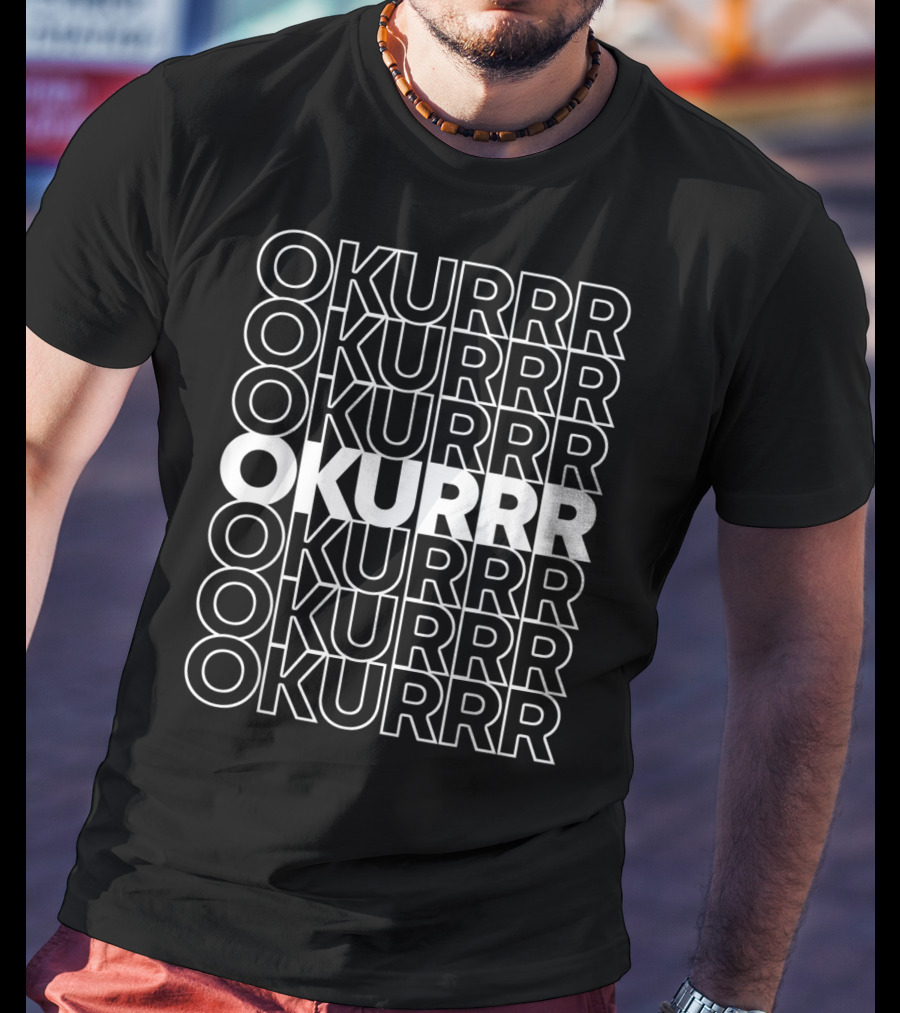 Retro Okurrr Repeating T-Shirt