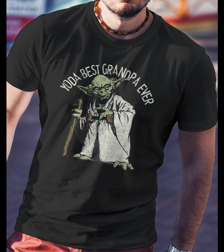 Star Wars Yoda Best Grandpa Ever T-Shirt