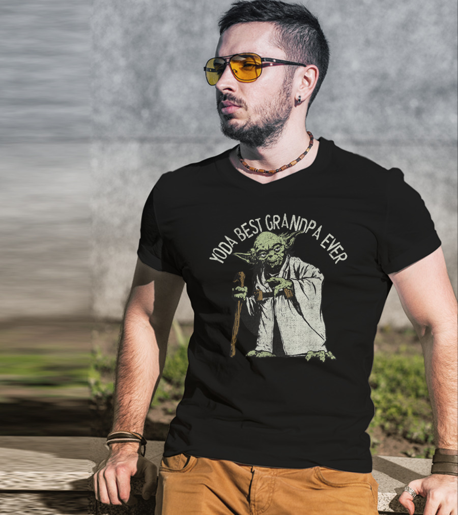 Star Wars Yoda Best Grandpa Ever T-Shirt