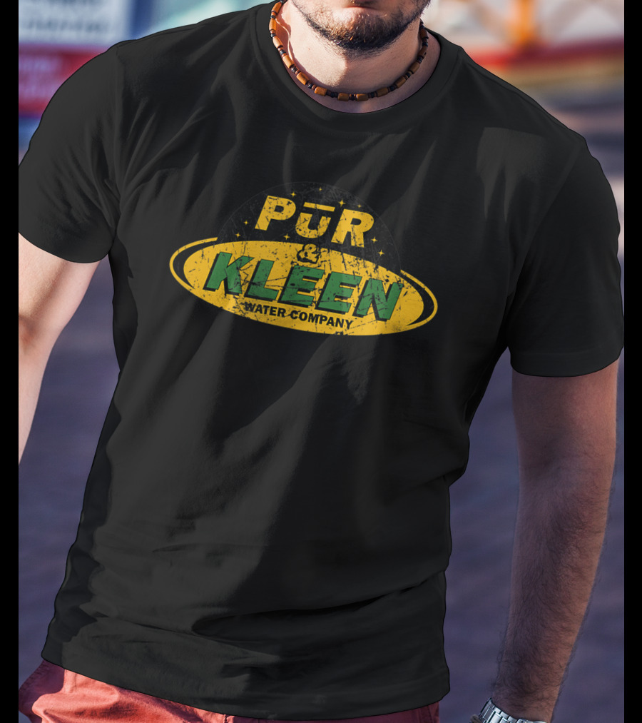 The Expanse Pur And Kleen Water Company Yellow And Green T-Shirt
