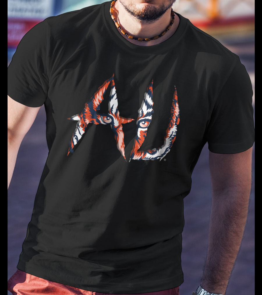 Auburn Tigers AU Tiger Scratch Eyes T-Shirt