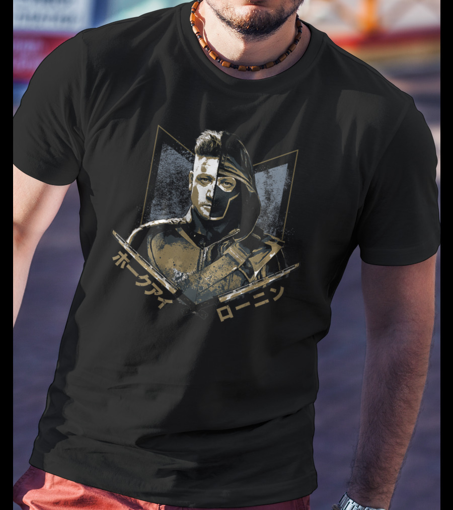 Marvel Avengers Endgame Ronin Hawkeye Japanese Katana T-Shirt