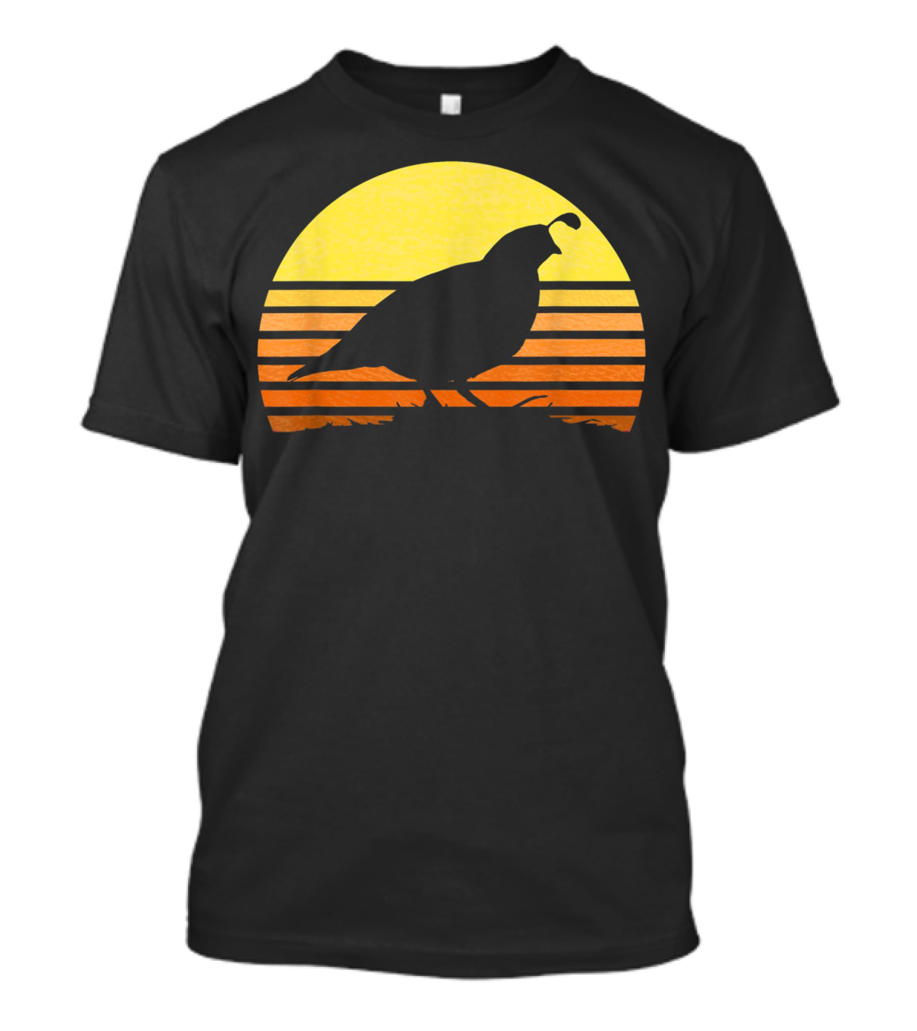 Quail Hunting Upland Bird Game Hunter Shooting Sunset T-Shirt