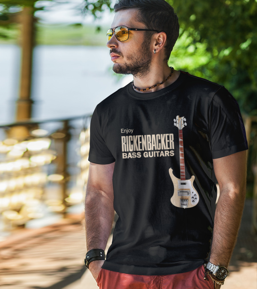Enjoy Rickenbacker Bass Guitars T-Shirt