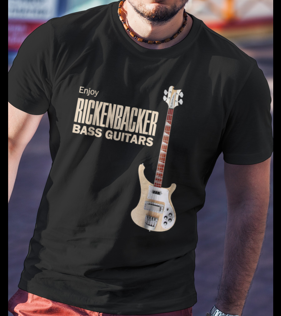 Enjoy Rickenbacker Bass Guitars T-Shirt