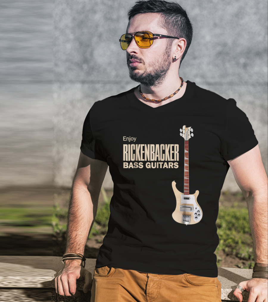 Enjoy Rickenbacker Bass Guitars T-Shirt