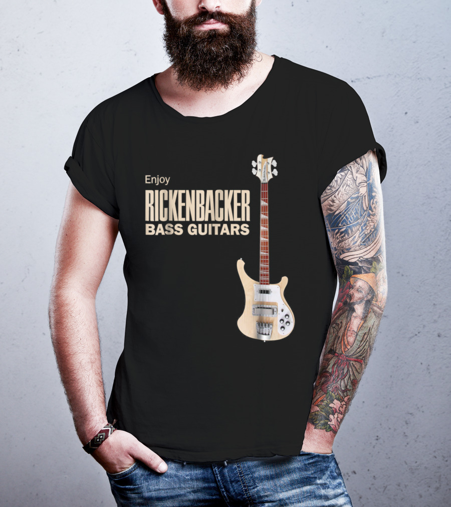 Enjoy Rickenbacker Bass Guitars T-Shirt