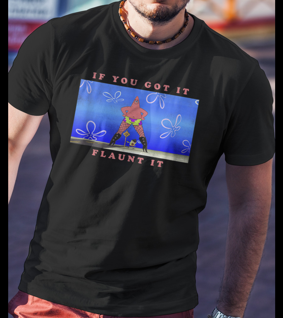 SpongeBob SquarePants Patrick Starfishnets If You Got It Flaunt It Tank T-Shirt