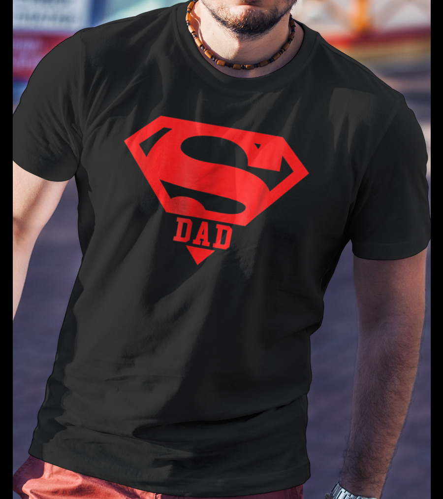 Superdad Superman Logo Dad T-Shirt