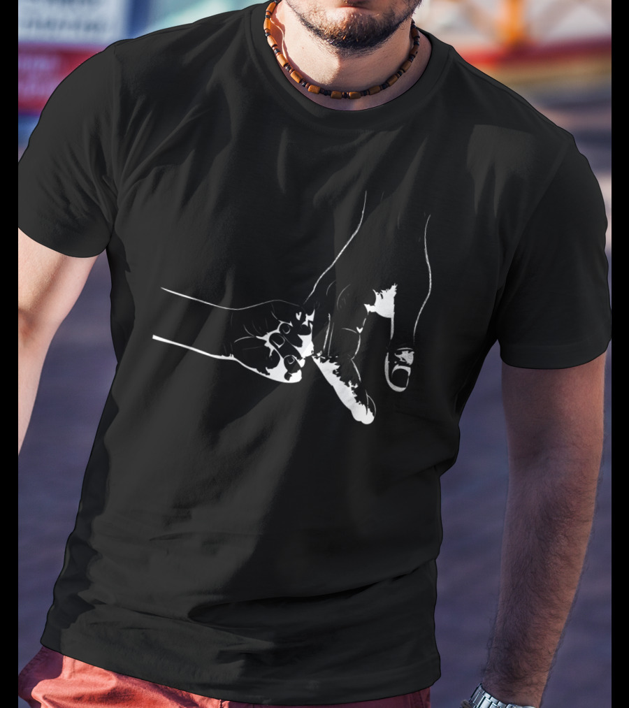 Unconditional Love Father And Son Hand In Hand T-Shirt