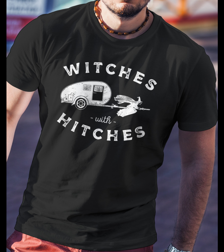 Witches With Hitches Halloween Witches Glamping Glamper T-Shirt