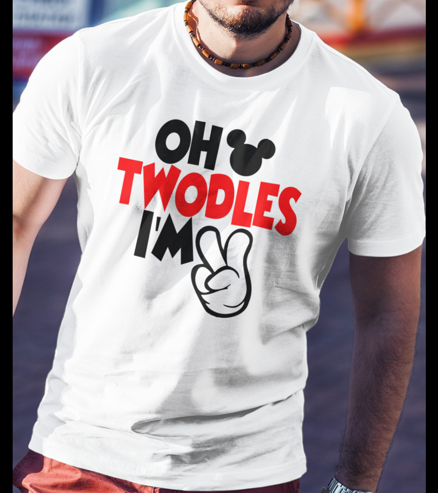 Oh Twodles I'm Two Year Old Birthday T-Shirt