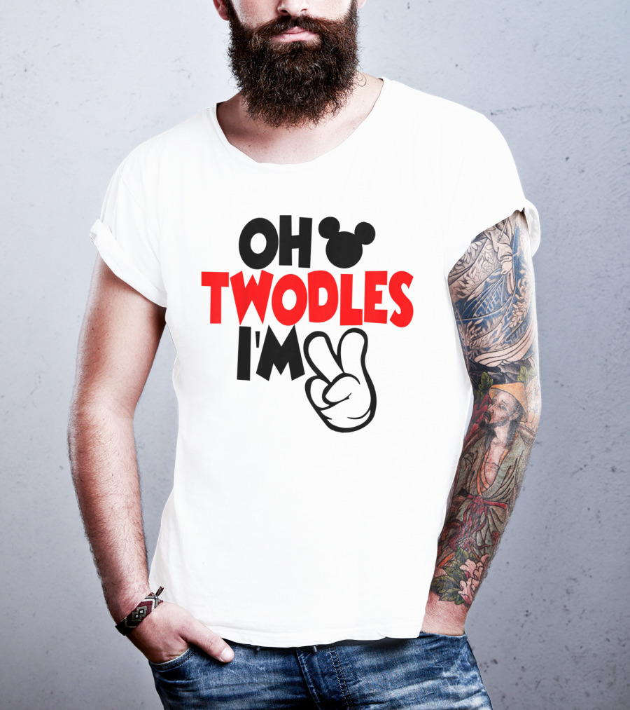 Oh Twodles I'm Two Year Old Birthday T-Shirt