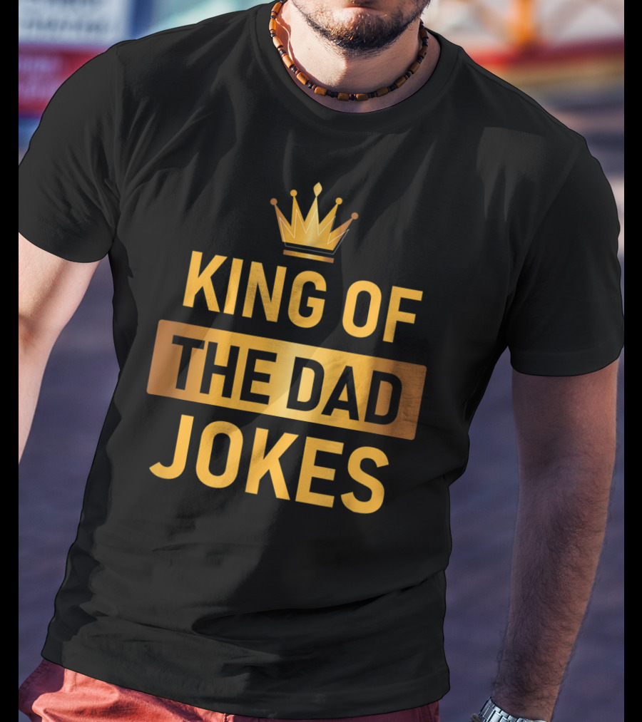 King Of The Dad Jokes Crown T-Shirt
