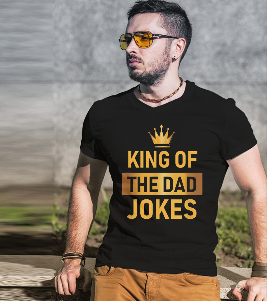 King Of The Dad Jokes Crown T-Shirt