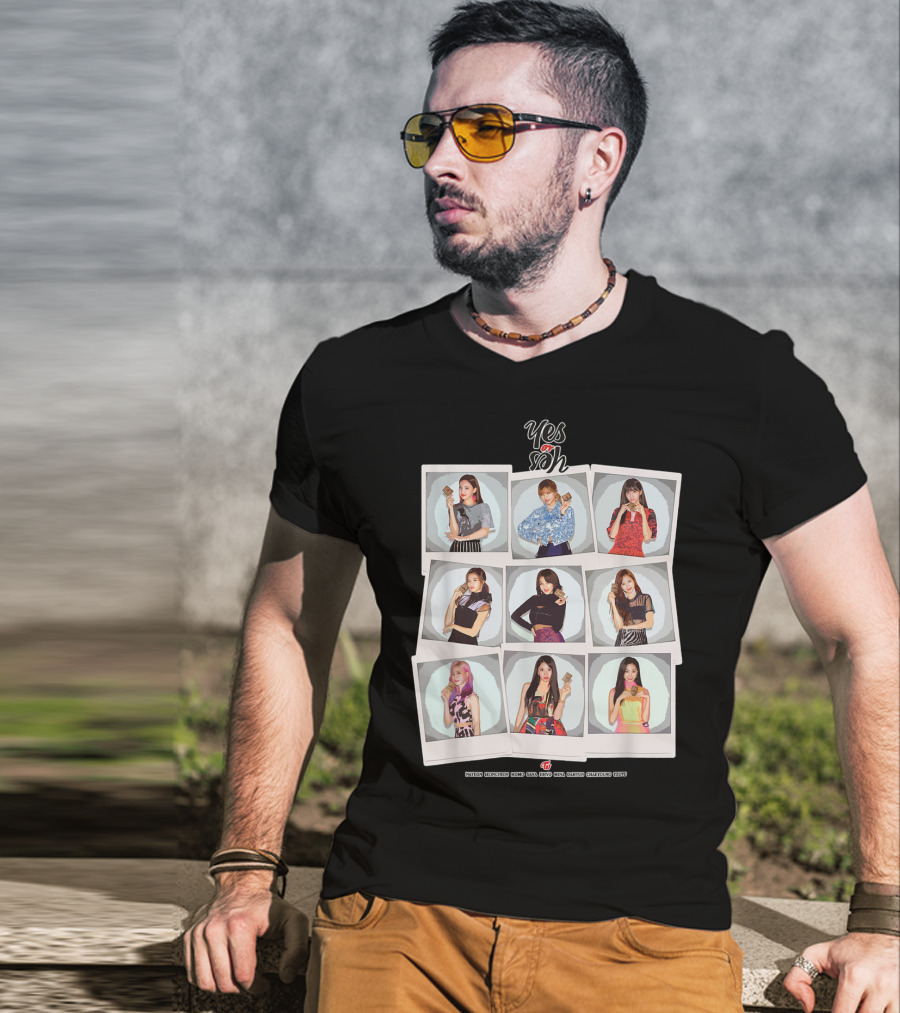 KPop Twice Yes Or Yes Sana Momo Nayeon Dahyun Jihyo Tzuyu Jeongyeon Chaeyoung Mina T-Shirt