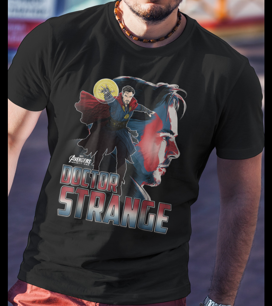 Doctor Strange Profile Avengers Infinity War T-Shirt