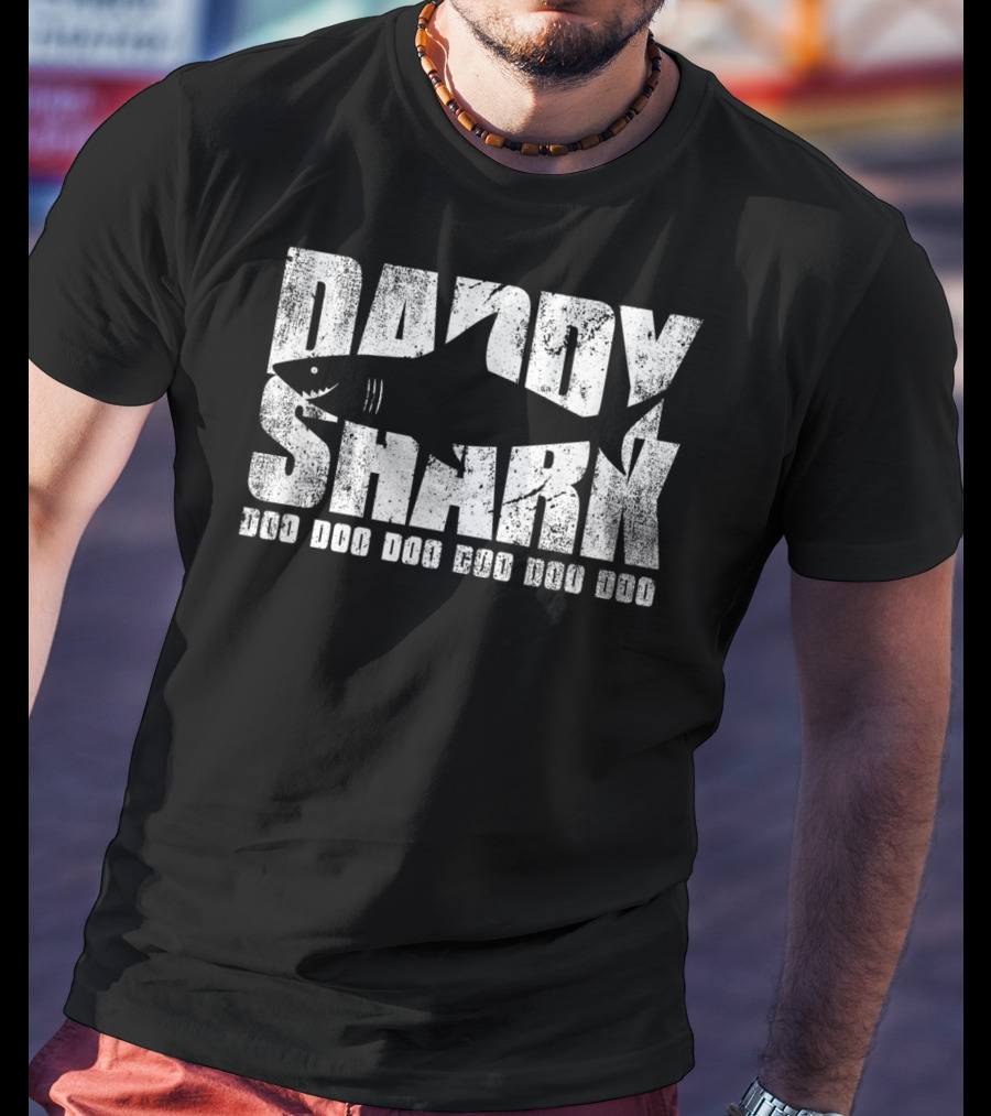 Daddy Shark Doo Doo Doo Mens Cool Daddy Shark T-Shirt