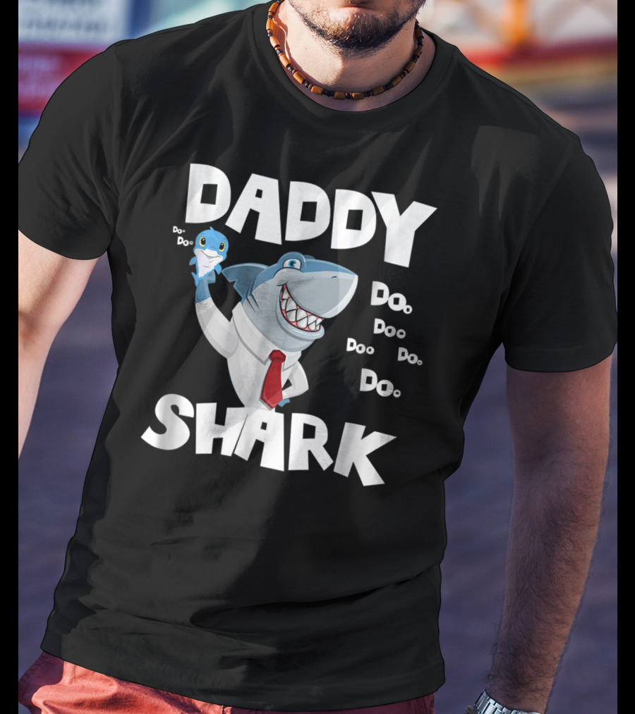 Daddy Shark Doo Doo Doo Mens Awesome T-Shirt