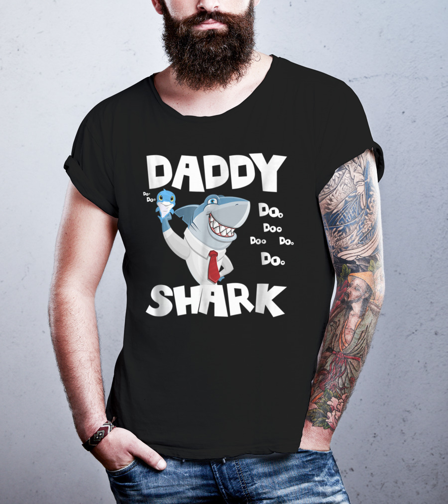 Daddy Shark Doo Doo Doo Mens Awesome T-Shirt