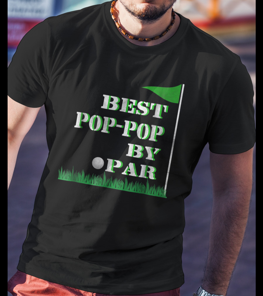 Best Pop-Pop By Par Golf Father's Day Mens T-Shirt