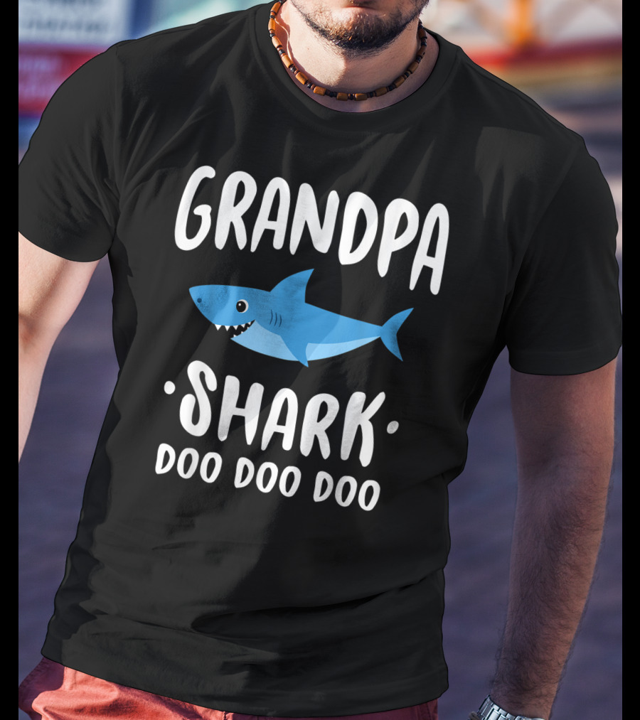 Grandpa Shark Doo Doo Doo T-Shirt