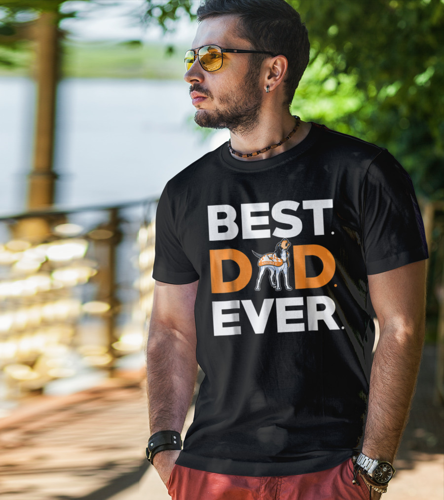 Tennessee Volunteers Smokey Best Dad Ever T-Shirt