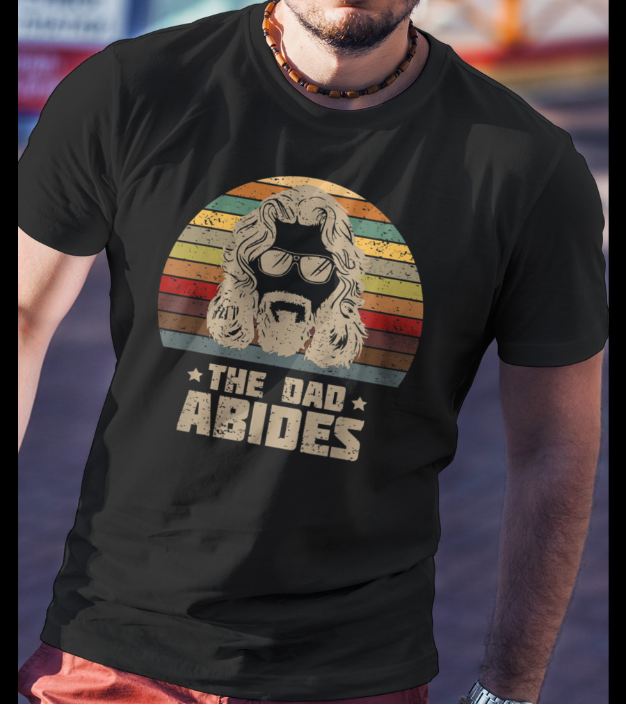 The Dad Abides Retro T-Shirt