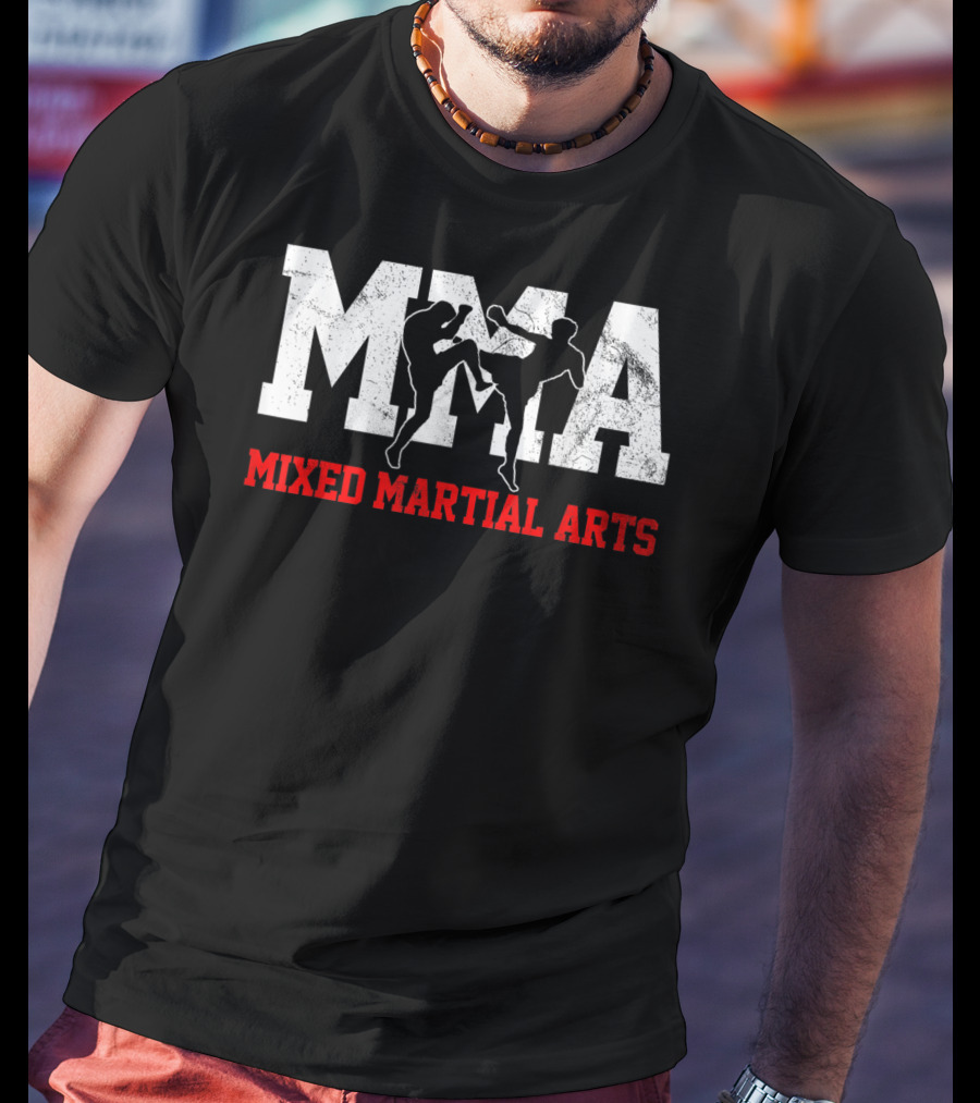 MMA Mixed Martial Arts Kickboxin Fighter T-Shirt