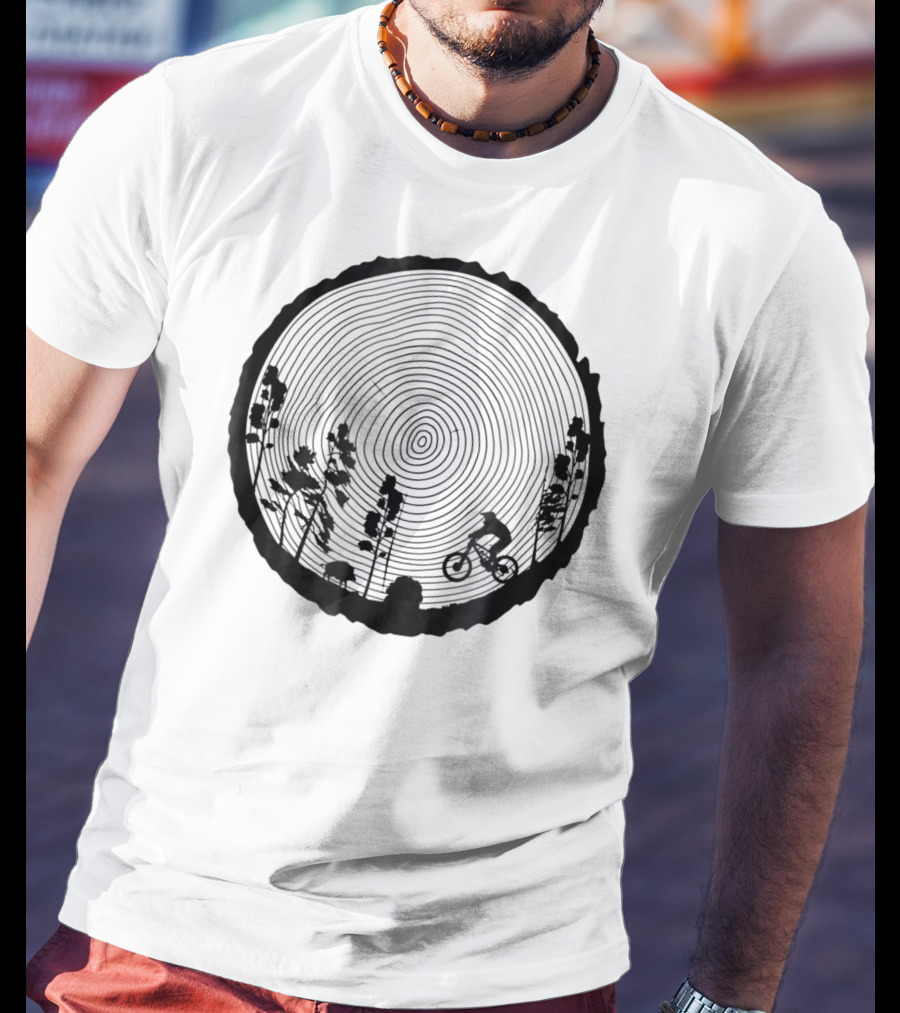 Mountain Bike MTB Downhill Wood Trail Singletrack Adventure T-Shirt