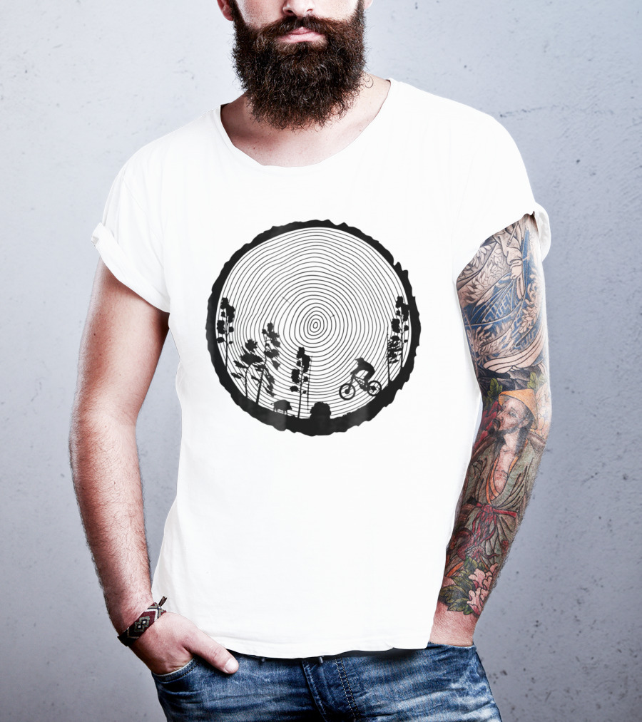 Mountain Bike MTB Downhill Wood Trail Singletrack Adventure T-Shirt