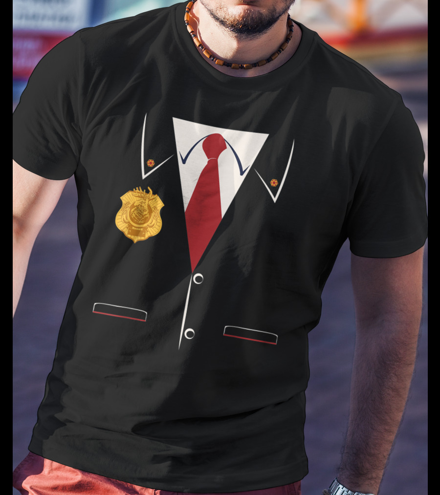 Odd Squad Agent Suit Badge And Tie T-Shirt
