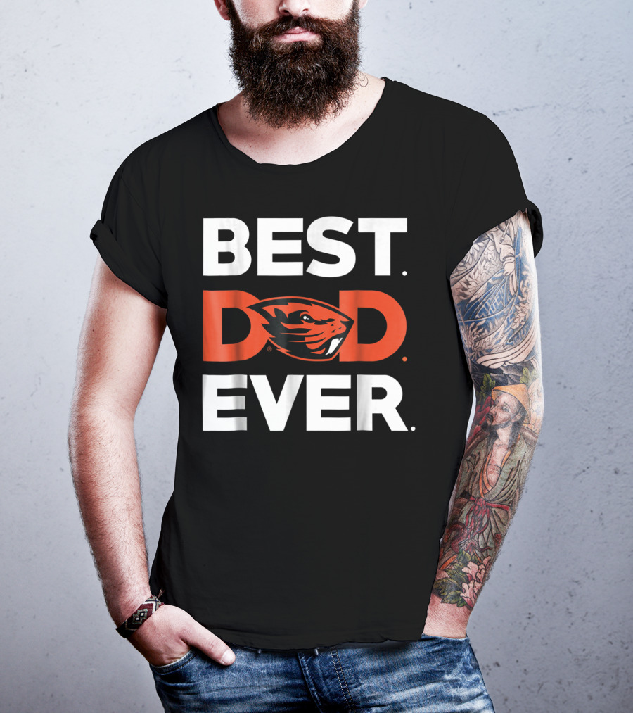 Oregon State Beavers Best Dad Ever T-Shirt