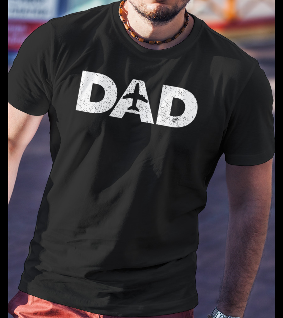 Dad Airplane Pilot Father's Day Aviat T-Shirt